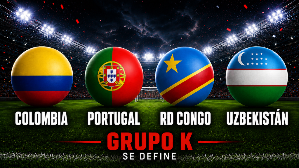 ElGrupo K define su l&iacute;der y deja una puerta abierta al milagro: qu&eacute; necesitan Colombia, Portugal, Rep&uacute;blica Democr&aacute;tica del Congo y Uzbekist&aacute;n