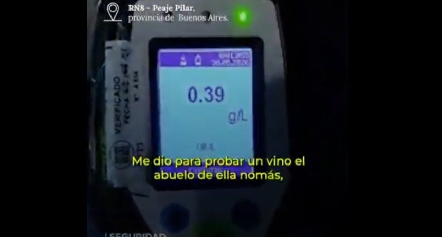 Lo hab&iacute;an sancionado por manejar alcoholizado y volvi&oacute; a caer en un control: ins&oacute;lita explicaci&oacute;n ante los agentes