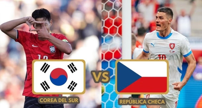 Corea del Sur y Rep&uacute;blica Checa ponen primera en el Mundial 2026: formaciones, horario y d&oacute;nde verlo en vivo
