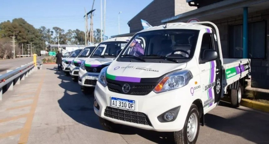 Quilmes sum&oacute; nuevos veh&iacute;culos para reforzar la limpieza y el control ambiental en los barrios
