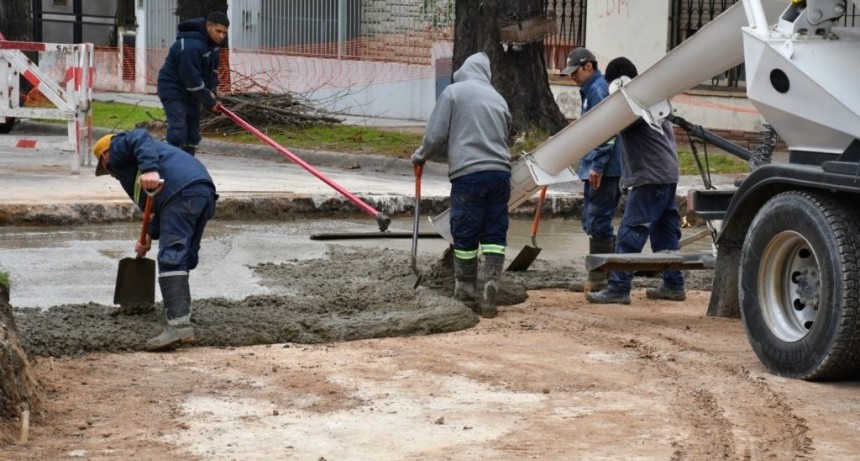 Mor&oacute;n renueva sus calles: avanzan nuevas obras de repavimentaci&oacute;n en pleno centro