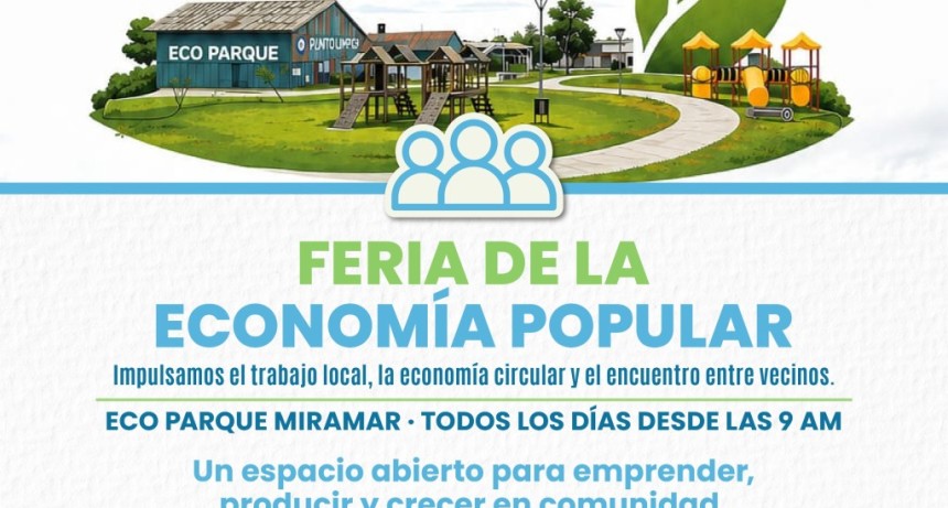Miramar impulsa una feria para fortalecer el trabajo local y la econom&iacute;a popular