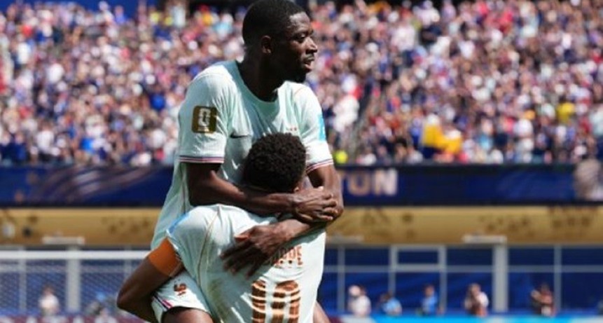 Francia gole&oacute; con un Demb&eacute;l&eacute; imparable y Senegal se aferra a la calculadora