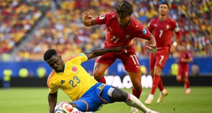 Colombia aguant&oacute; ante Portugal, se qued&oacute; con el grupo K y ya piensa en Ghana