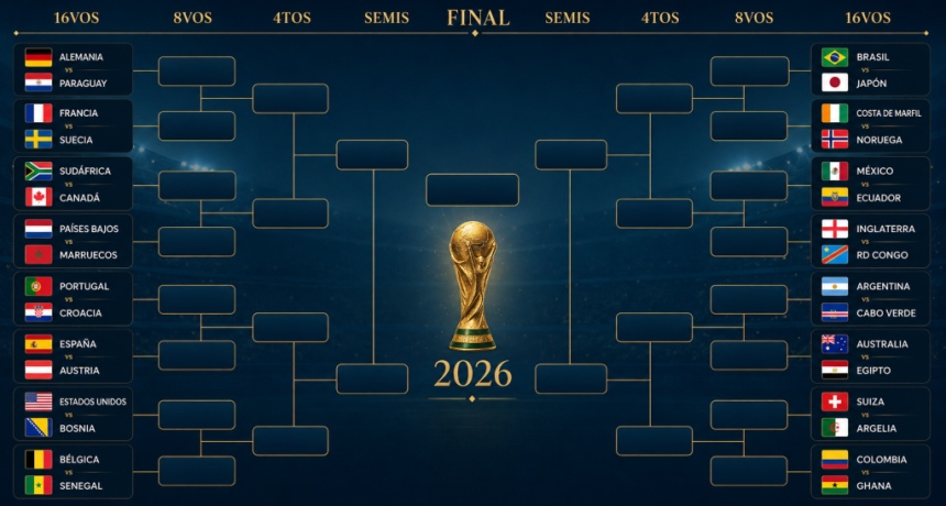 Argentina ya conoce su rival: todos los cruces de los dieciseisavos del Mundial 2026