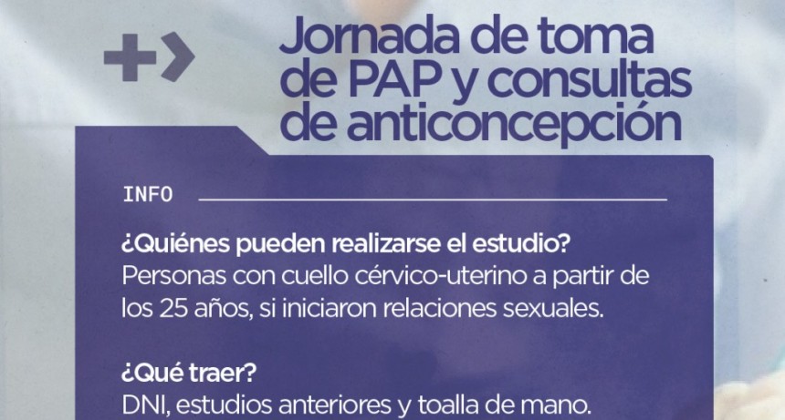 Avellaneda realizar&aacute; una jornada gratuita de PAP y asesoramiento en anticoncepci&oacute;n