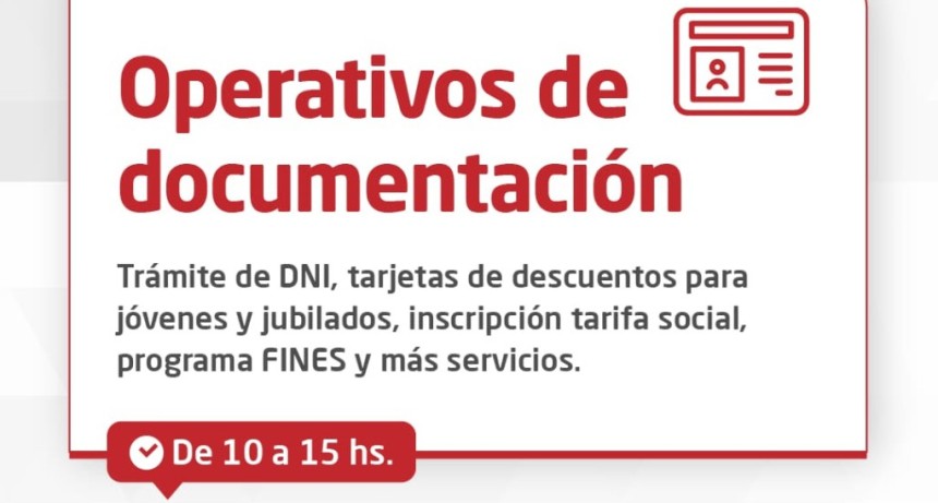 Mor&oacute;n acerca operativos de documentaci&oacute;n y servicios gratuitos a distintos barrios