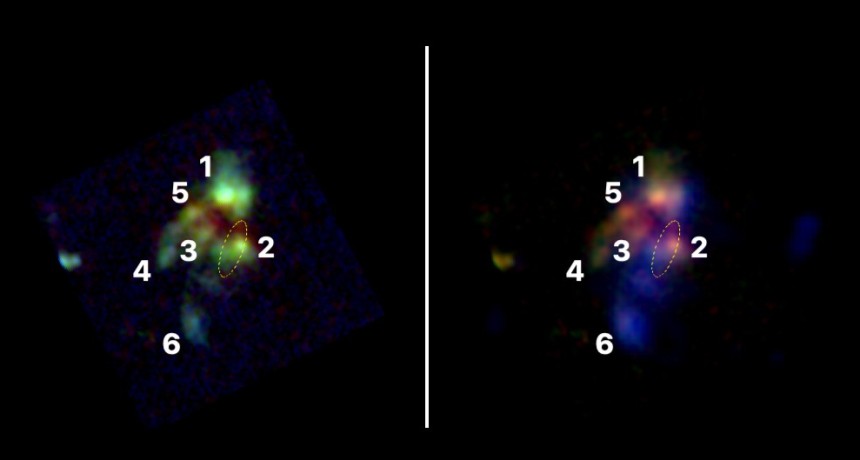 Observan c&oacute;mo es el proceso de fusi&oacute;n de galaxias que dio origen a las m&aacute;s masivas del Universo