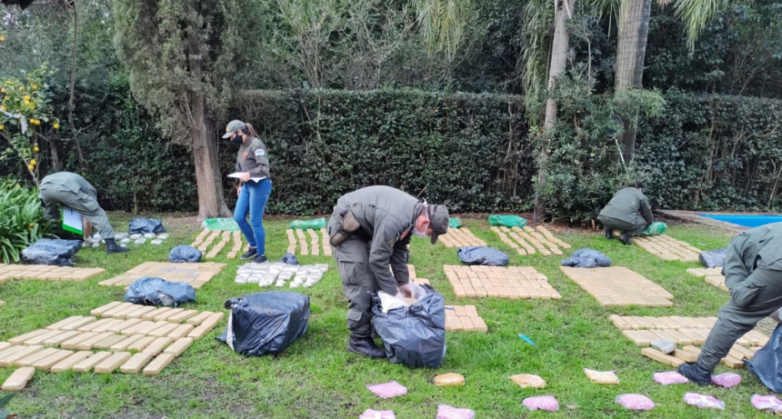 Operativo “Cristal Verde”: Gendarmería desbarató una red criminal y secuestró drogas sintéticas y marihuana