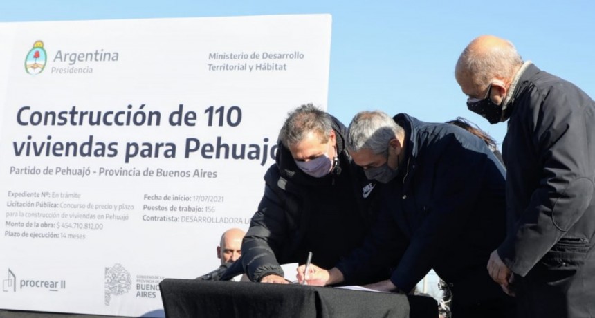 Jorge Ferraresi y Pablo Zurro anunciaron un nuevo Desarrollo Urbanístico para Pehuajó