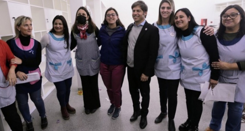 Axel Kicillof inauguró el Jardín de Infantes N° 991 en La Plata