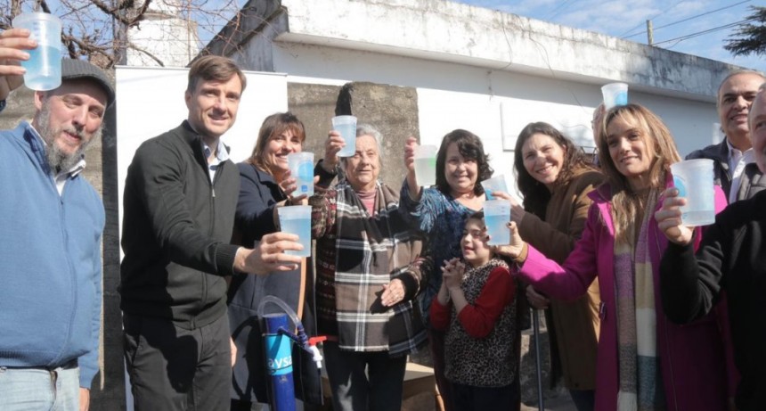 Más de 12 mil vecinos y vecinas de Morón podrán acceder al servicio de agua corriente