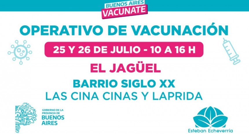 Vacunación contra el COVID-19 en Esteban Echeverría