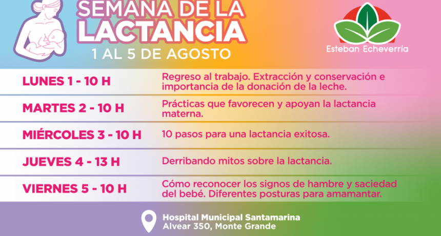 Actividades en la Semana de la Lactancia Materna