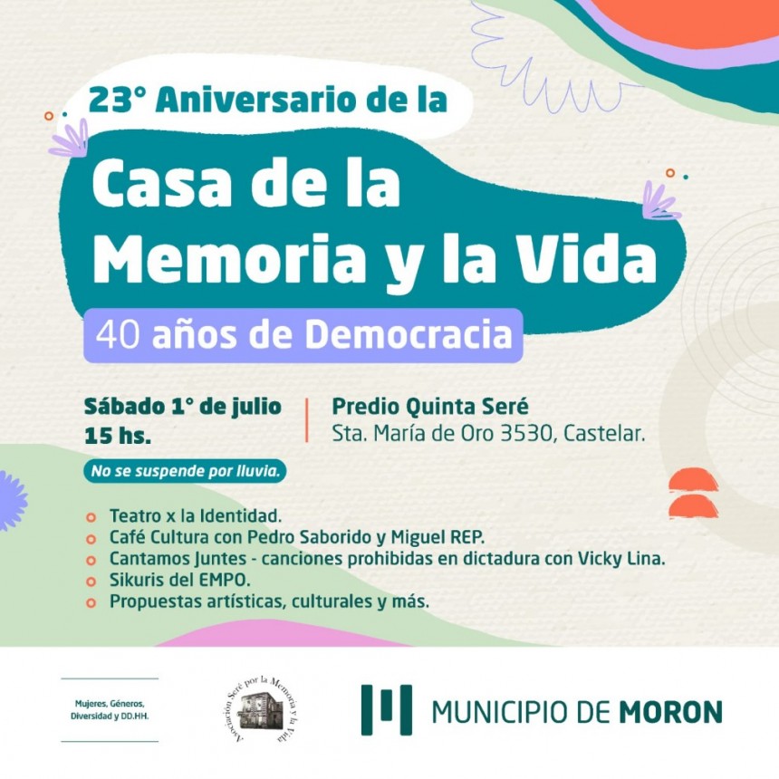 Morón celebra un nuevo aniversario de la Casa de la Memoria y la Vida