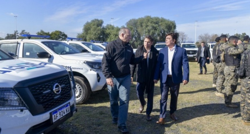 Axel Kicillof puso en funcionamiento 90 patrulleros en La Matanza