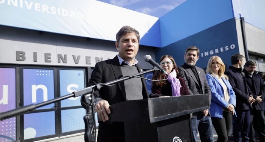 Axel Kicillof inaugura nuevo Centro Universitario y dos Centros de Salud en San Vicente