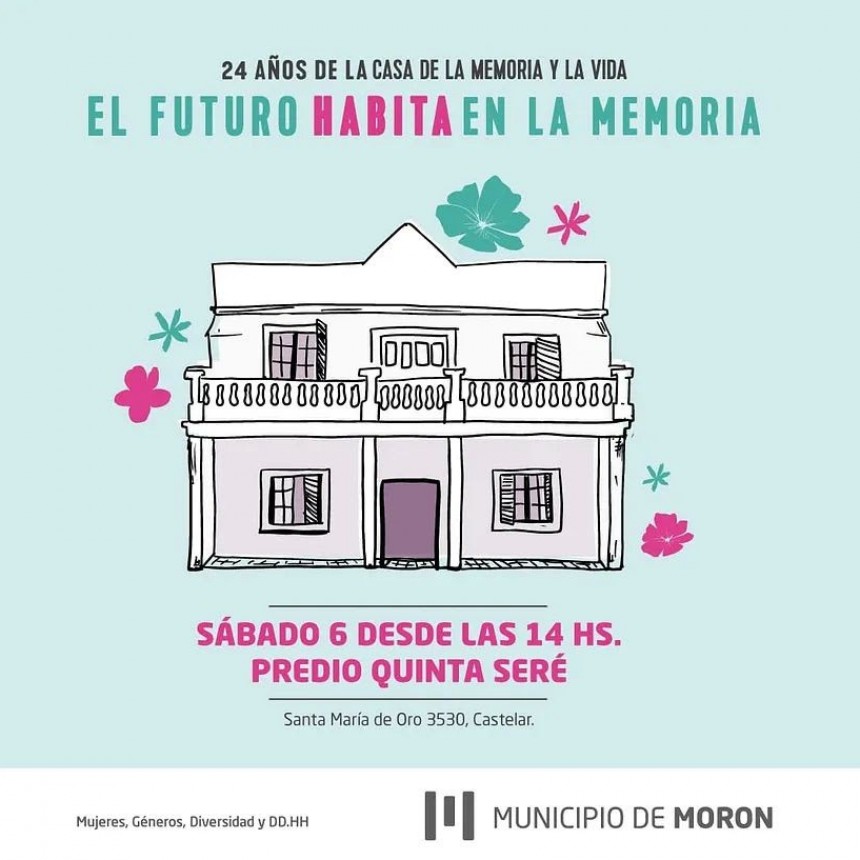 Morón celebra el 24° aniversario de la Casa de la Memoria y la Vida