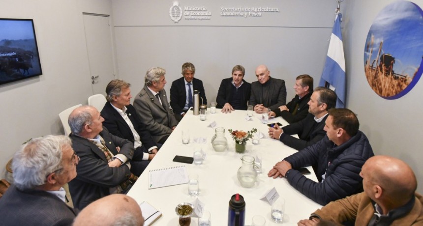 Caputo se reúne con la Mesa de Enlace en la Expo Rural sin promesas concretas