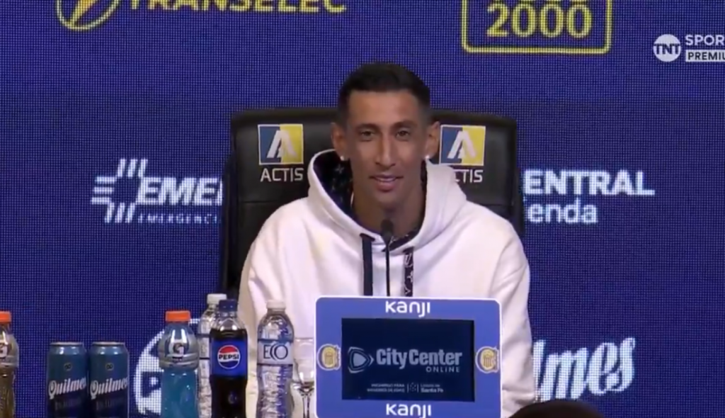 Di María volvió a Central: “Esto es más que todo lo que hice”