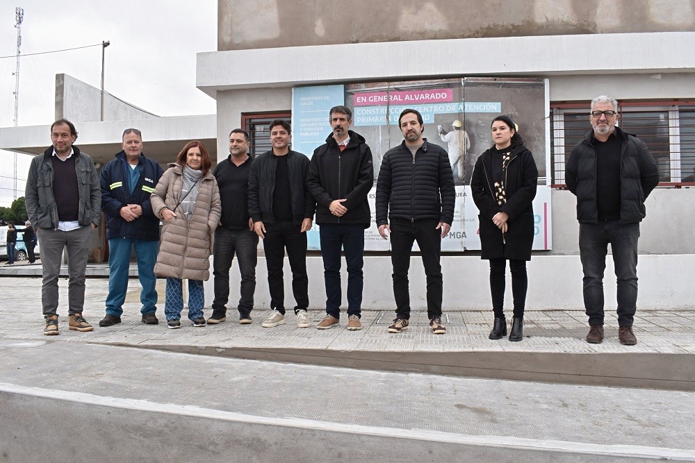 Con una inversión de $1.393 millones, Kreplak recorrió el nuevo Anexo Sanitario de Miramar que abrirá en agosto