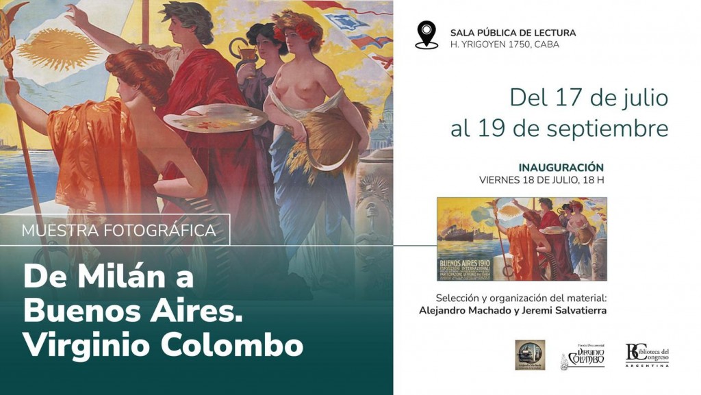 La Biblioteca del Congreso presenta una muestra fotográfica histórica sobre el arquitecto Virginio Colombo