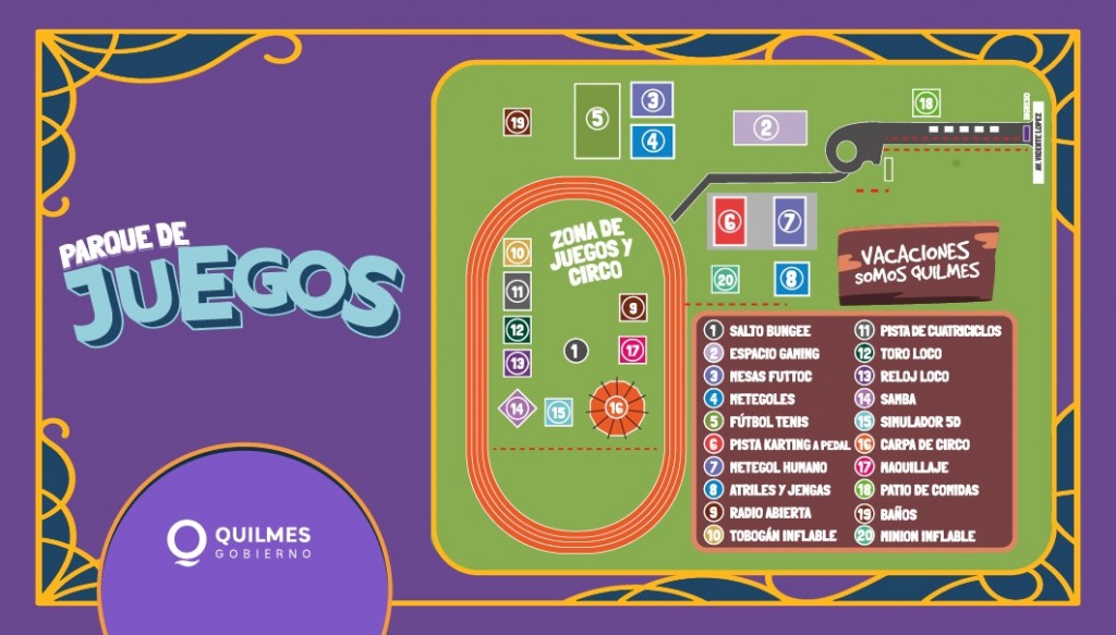 Quilmes inaugura el “Parque de Juegos” en el Polideportivo Municipal para disfrutar en familia