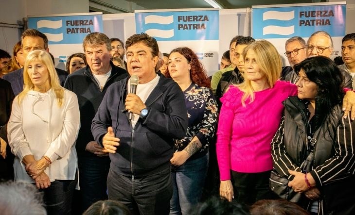Espinoza y Magario reafirmaron su respaldo a Cristina Kirchner ante la militancia peronista de La Matanza