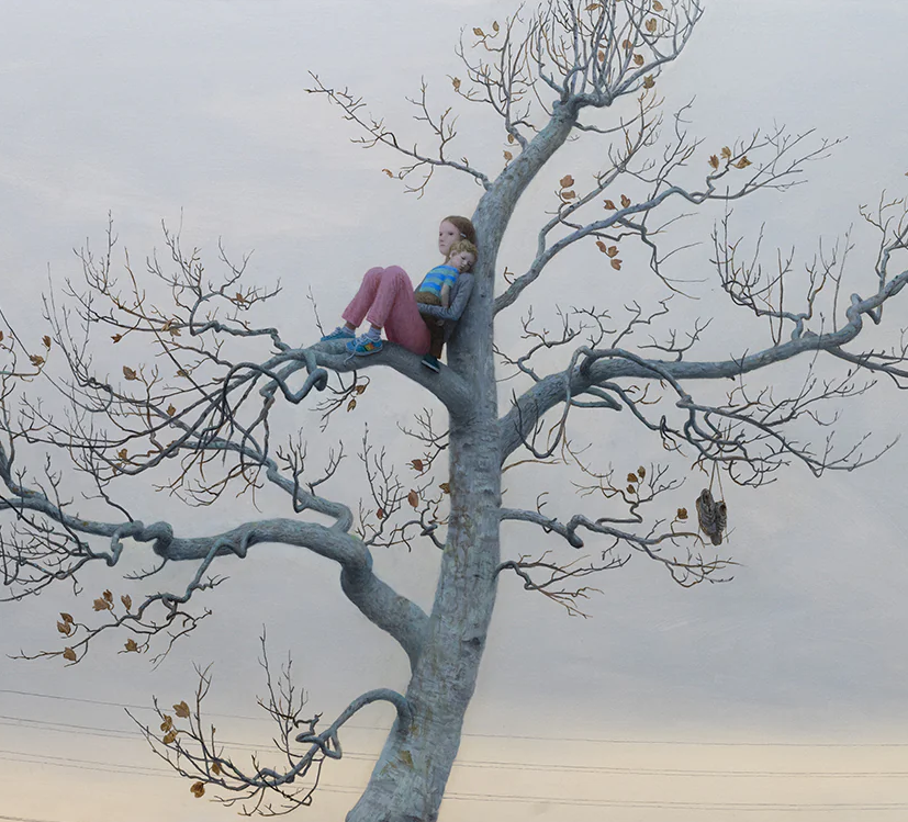 El árbol, la madre, el niño.