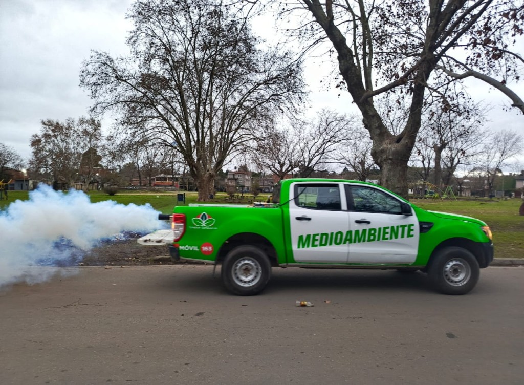 Fumigación intensiva en Esteban Echeverría para prevenir el dengue