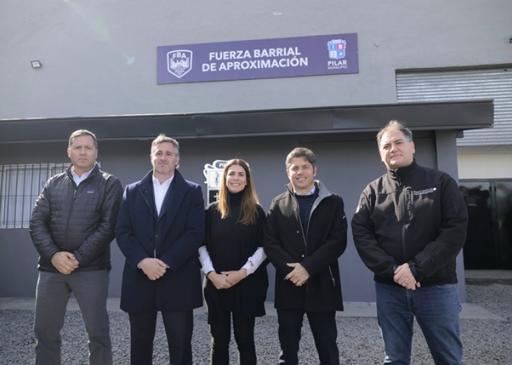 Kicillof inauguró una base policial en Pilar y entregó patrulleros para reforzar la seguridad
