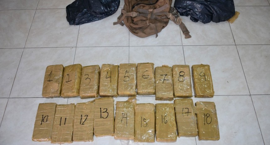 Gendarmería incautó 18 kilos de cocaína en Salta tras operativo fronterizo