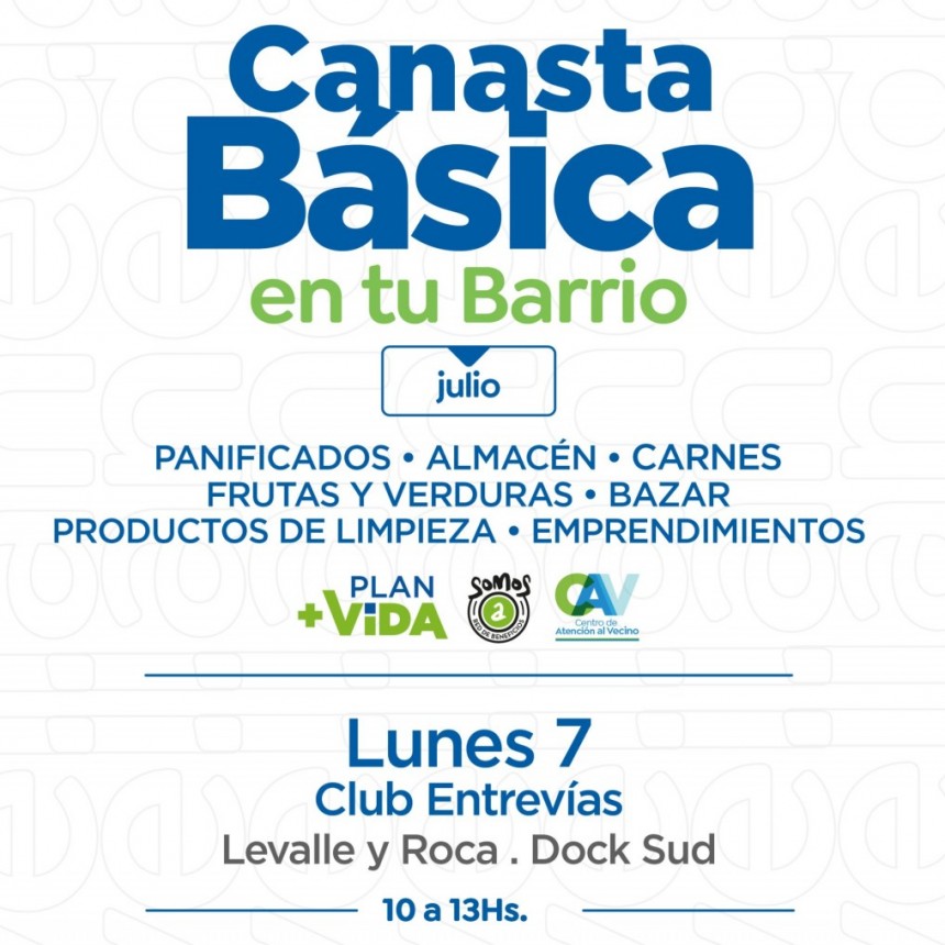 En Dock Sud, la canasta básica llega al barrio con precios accesibles y venta directa