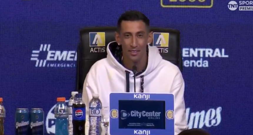 Di María volvió a Central: “Esto es más que todo lo que hice”