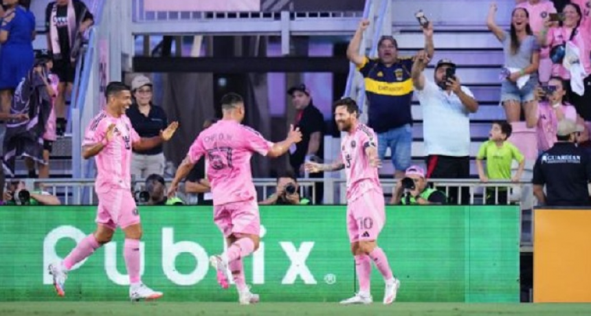 Otro show de Messi le dio el triunfo a Inter Miami ante Nashville