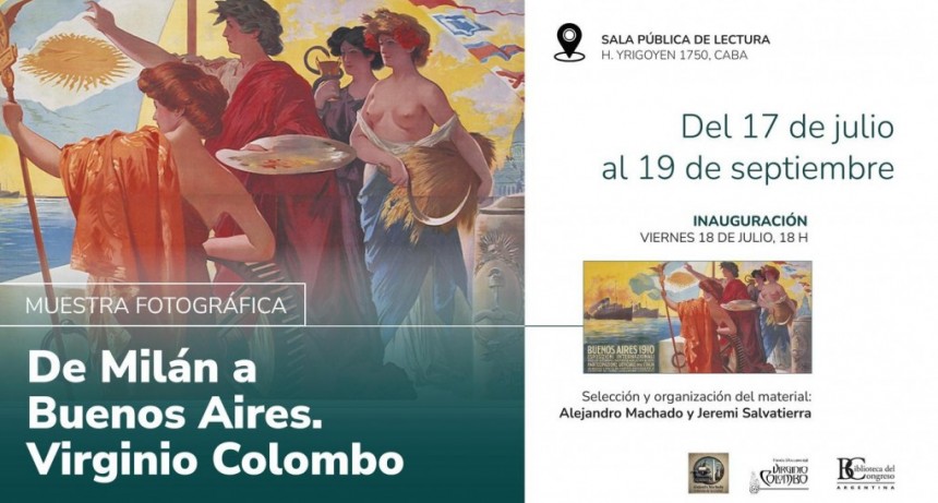 La Biblioteca del Congreso presenta una muestra fotográfica histórica sobre el arquitecto Virginio Colombo