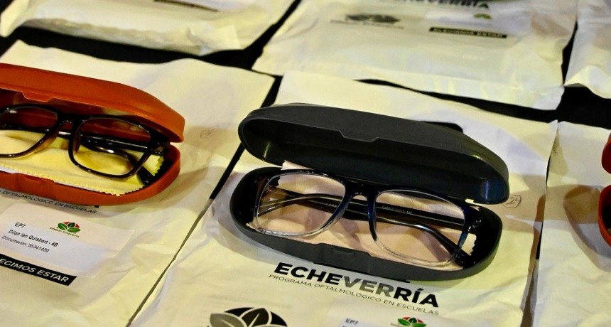 Salud visual para aprender mejor: el Municipio entregó 604 anteojos a estudiantes de Monte Grande