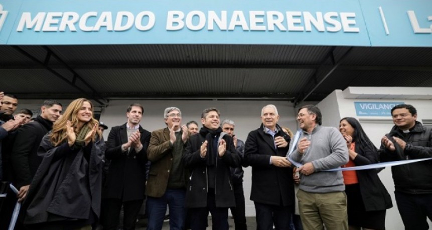 Kicillof inauguró un nuevo Mercado Bonaerense y el primer Centro de Energías Renovables de la Provincia