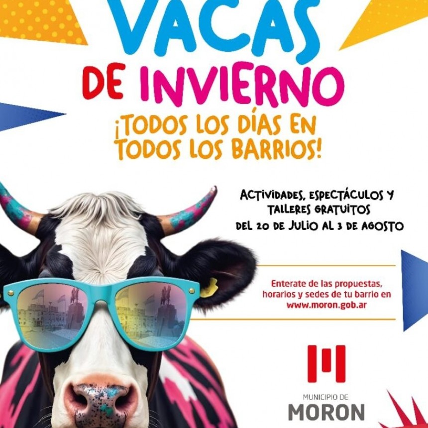 Vacaciones de invierno en Morón: espectáculos gratuitos en todos los barrios