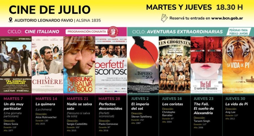 Ciclo de cine italiano en la Biblioteca del Congreso 