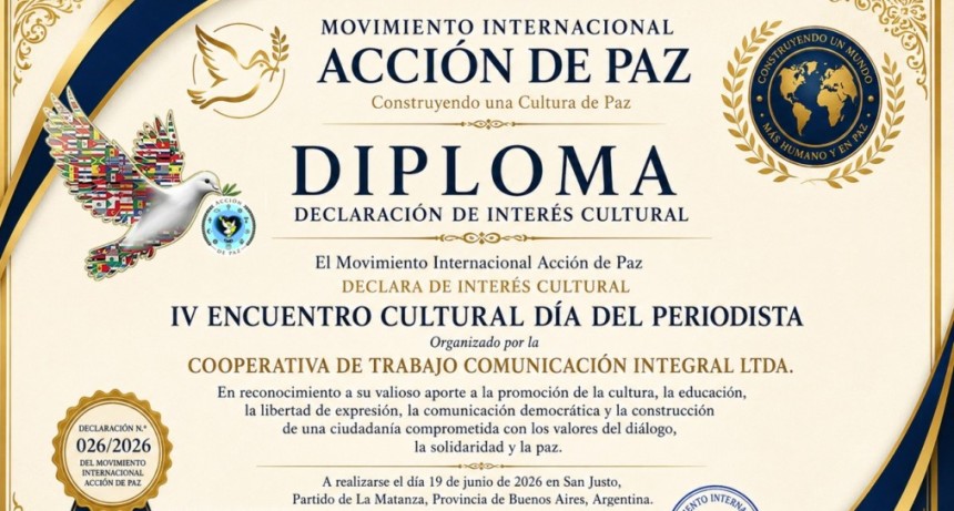 El IV Encuentro Cultural D&iacute;a del Periodista reuni&oacute; a comunicadores y destac&oacute; la libertad de expresi&oacute;n