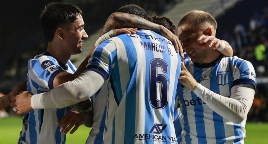 Racing aplast&oacute; a Defensa y Justicia y tuvo un estreno perfecto con Vojvoda