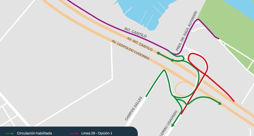 Cerrar&aacute;n durante dos semanas una mano del Puente Labruna por obras de renovaci&oacute;n