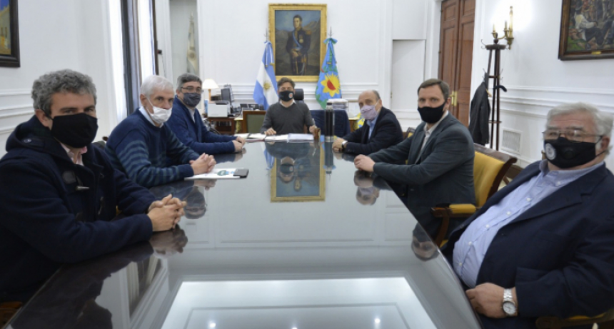 Axel Kicillof recibió a la comisión directiva de CARBAP