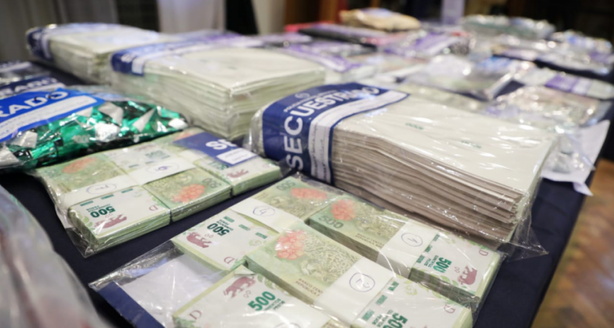 Mega operativo: se desbarató a una organización de falsificadores de billetes