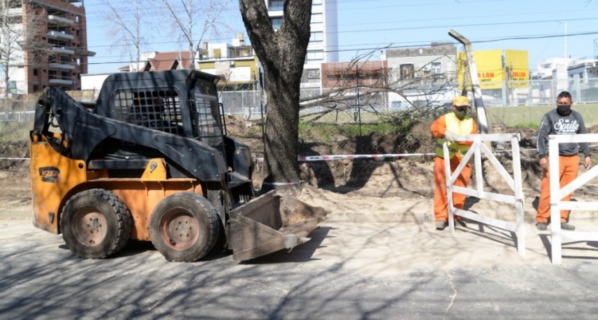 Avanzan las obras del nuevo Parque Lineal Haedo Norte