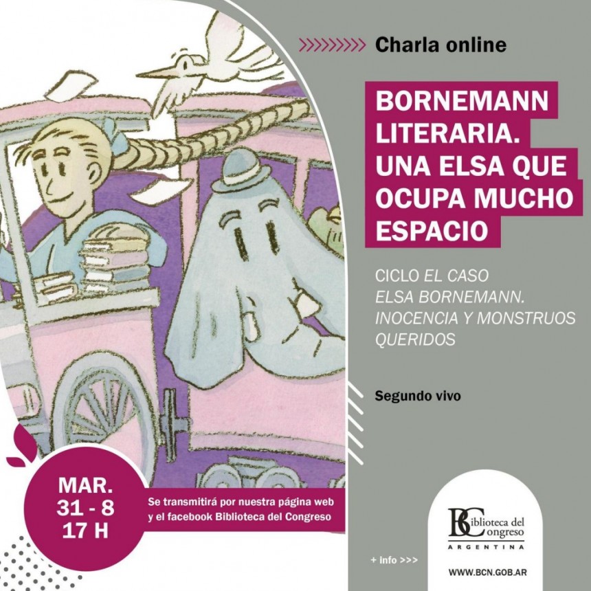 Segundo encuentro del ciclo homenaje a Elsa Bornemann en la Biblioteca del Congreso de la Nación