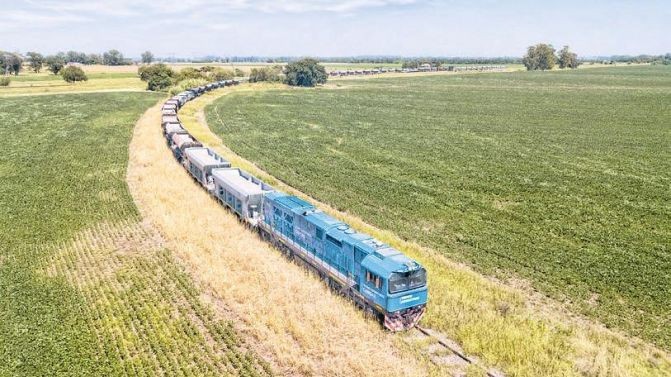 Nuevo récord: 860 mil toneladas en un mes transportadas en tren