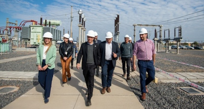 Se inauguraron las obras de interconexión energética que unen Pehuajó y General Villegas