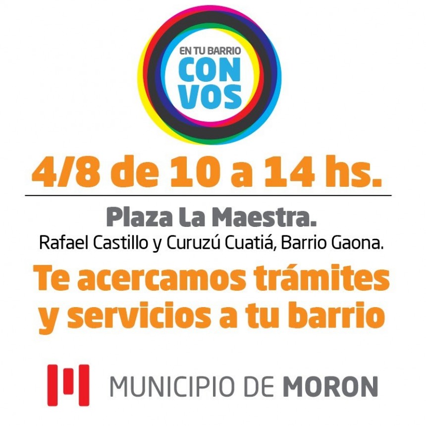 Llega En tu barrio con vos a El Palomar